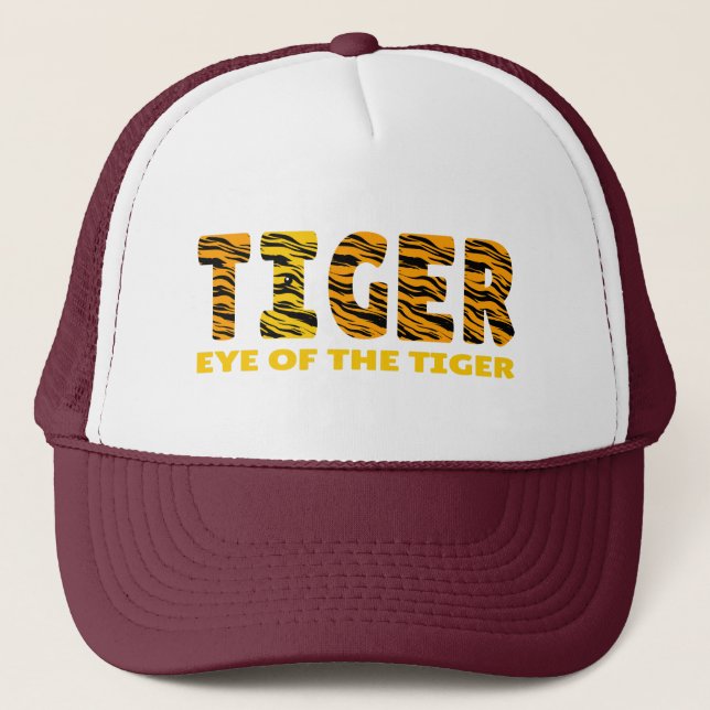 Eye of the Tiger Trucker Hat (Front)