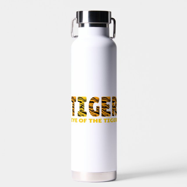 Eye of the Tiger Water Bottle (Front)