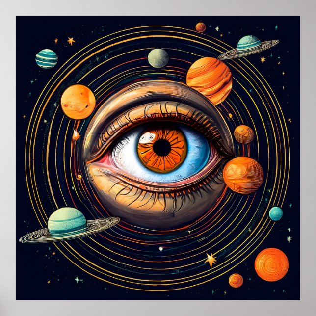 Eye of the Universe (AI) Poster (Front)