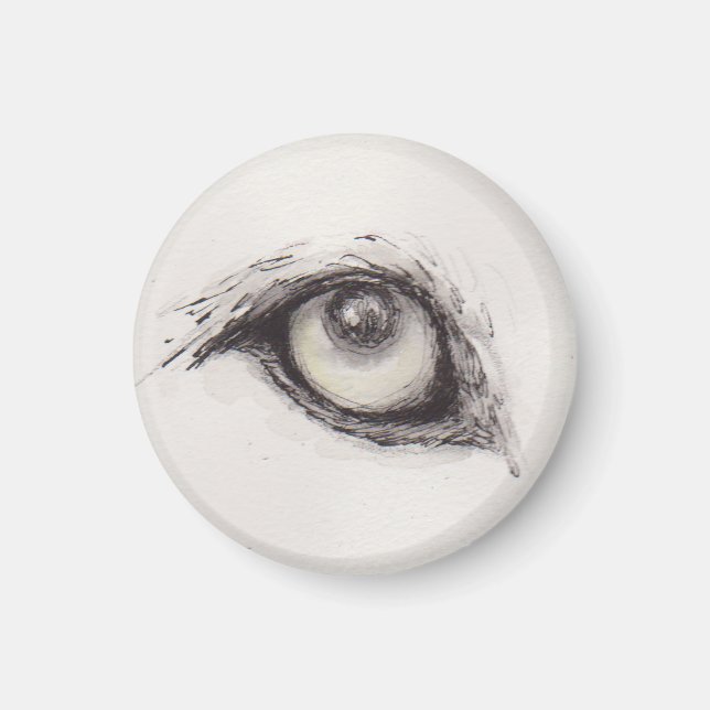 Eye of the Wolf – Gaze Collection Magnet (Front)