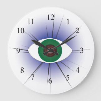 Eye of Time Large Clock