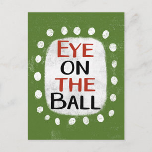 Eye On The Ball Postcard