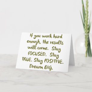 “Eye On The Prize” Dream BIG Design Card