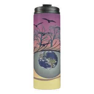 Eye on the World – Nature & Earth Art Thermal Tumbler