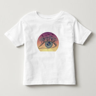 Eye on the World – Nature & Earth Art Toddler T-Shirt