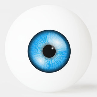Eye on you ping pong ball