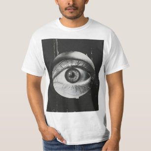 Eye Peeking Through Hole T-Shirt