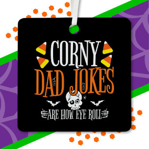 Eye Roll Joke Halloween Corny Dad Jokes Halloween Metal Tree Decoration