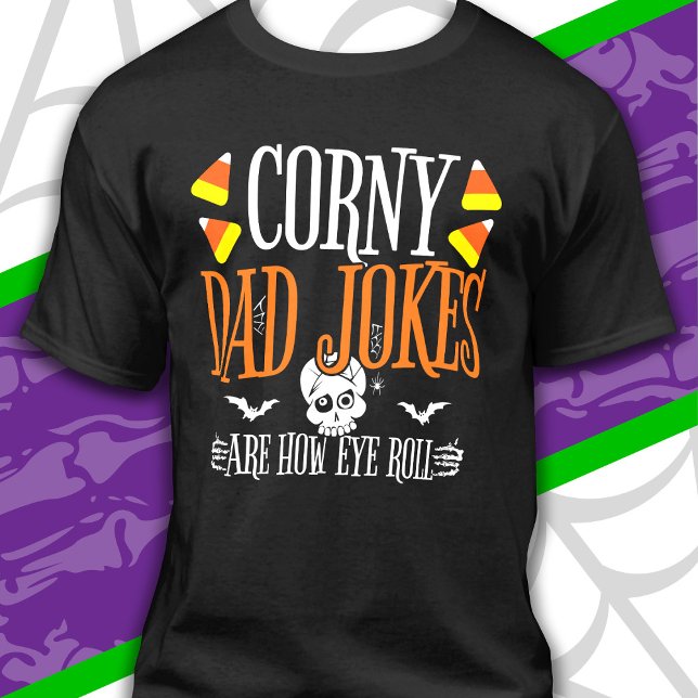 Eye Roll Joke Halloween Corny Dad Jokes Halloween T-Shirt (Creator Uploaded)