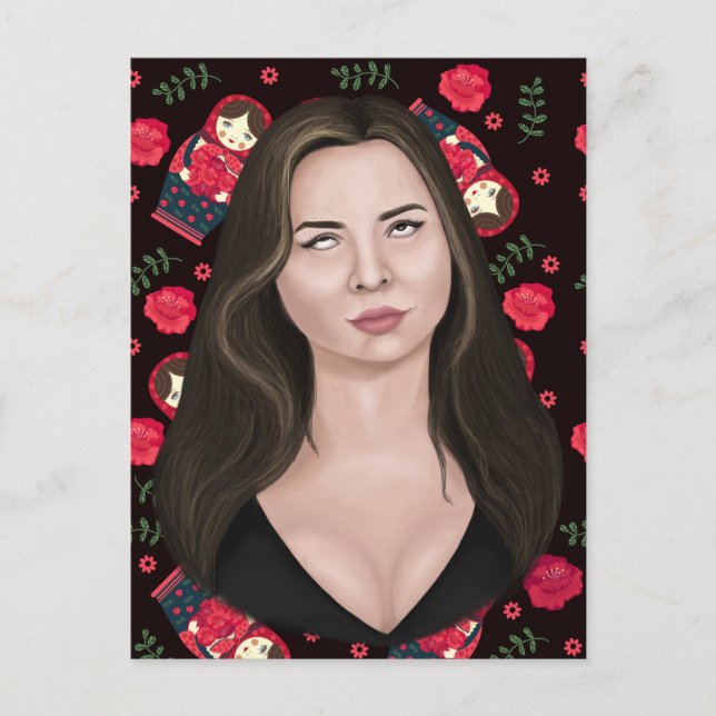 Eye Roll Postcard (Front)