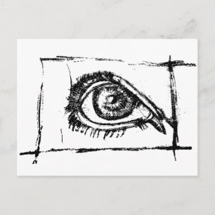 EYE SEE YOU, Fashion Image Postcard