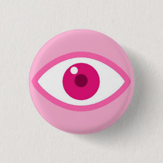 Eye See You Pink Button