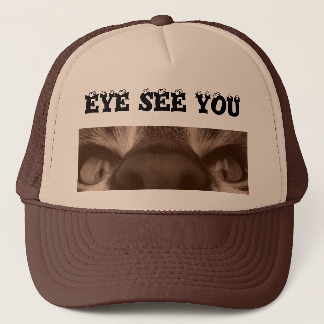 eye see you trucker hat (Front)