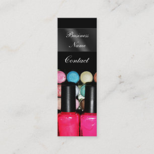 Eye Shadow Nail Polish Palete Make Up Artist Mini Business Card