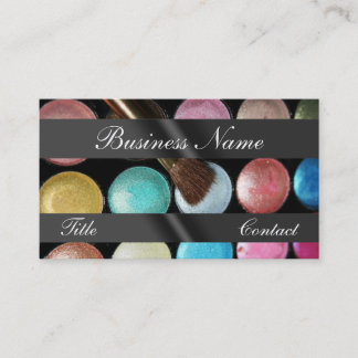 Eye Shadow Palete Make Up Artist Business Card