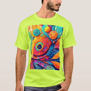 Eye-Shaped Leaf Close-Up T-Shirt