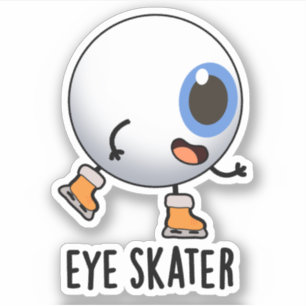 Eye Skater Funny Ice Skating Pun 