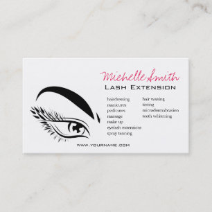 Eye Sketch Mascara Lash Extension Business Card