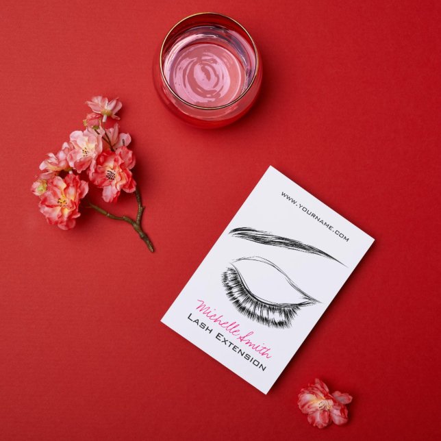 Eye Sketch Mascara Lash Extension Postcard (Creator Uploaded)