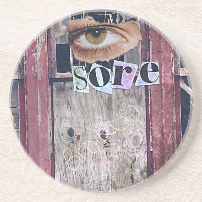 eye sore coaster (Front)