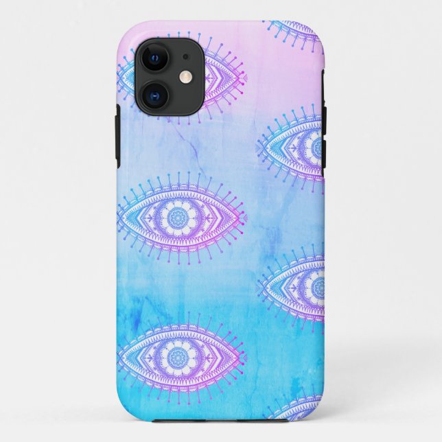 Eye Spy Tie Dye Print iPhone / iPad case (Back)