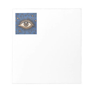 Eye Stars Moon Celestial Nouveau Notepad