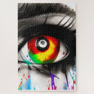 EYE!  Striking image. Jigsaw Puzzle