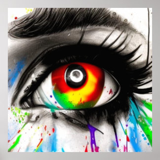 EYE! Striking image. Poster
