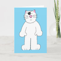 Eye Surgery Get Well Soon Cartoon Cat