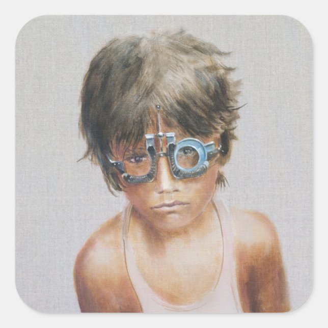 Eye Test at Vivekananda Square Sticker (Front)