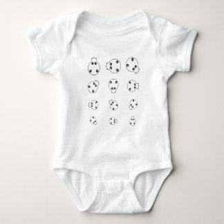 EYE TEST CHART BABY BODYSUIT