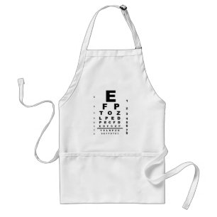 Eye Test Chart Standard Apron