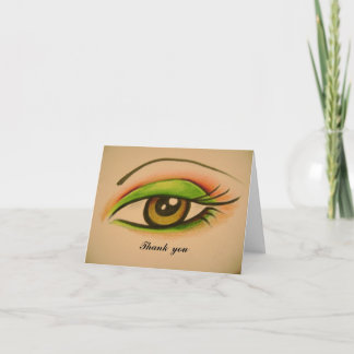 Eye Thank  you Thank You Card