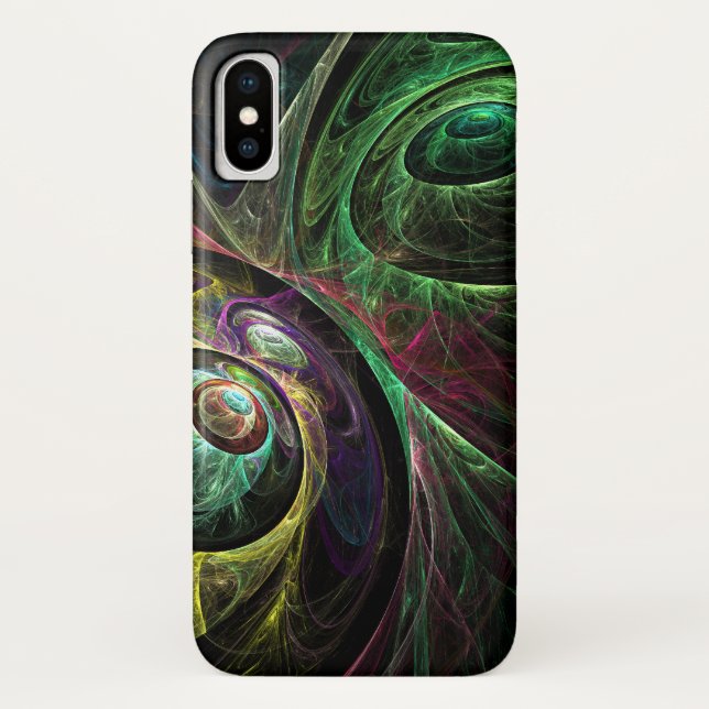 Eye to Eye Abstract Art Case-Mate iPhone Case (Back)