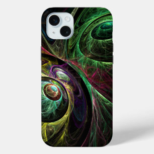 Eye to Eye Abstract Art iPhone 15 Mini Case