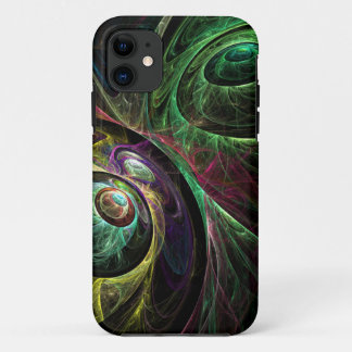 Eye to Eye Abstract Art iPhone 11 Case