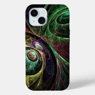 Eye to Eye Abstract Art iPhone 15 Case