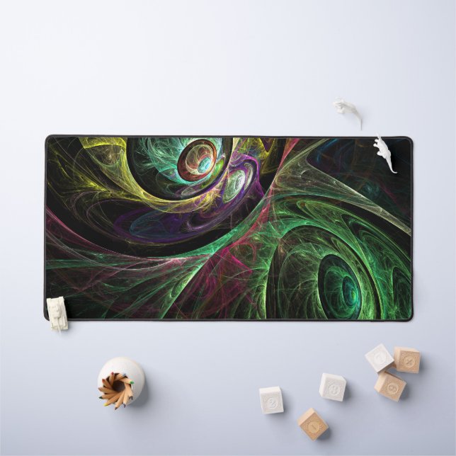 Eye to Eye Abstract Art Desk Mat (Kids Table)