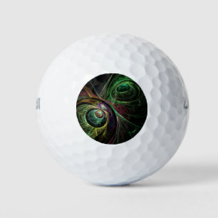 Eye to Eye Abstract Art Golf Balls