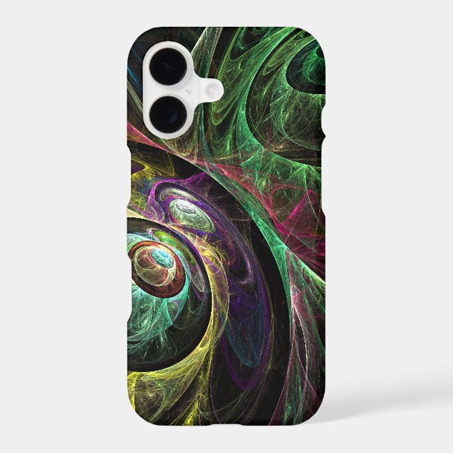 Eye to Eye Abstract Art iPhone Case (Back)