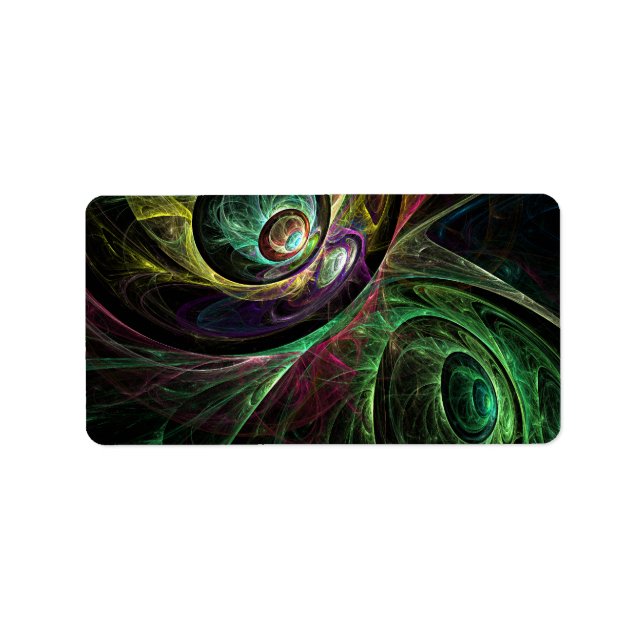 Eye to Eye Abstract Art Label (Front)