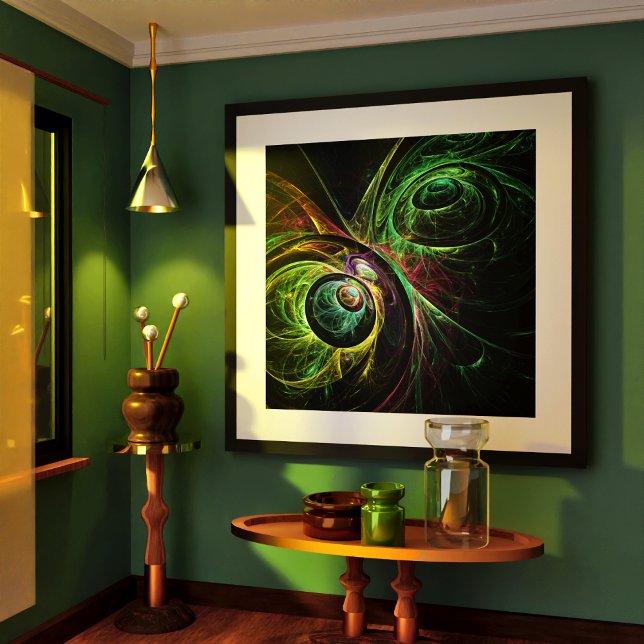 Eye to Eye Abstract Art Poster (Eye to Eye Abstract Art Poster)