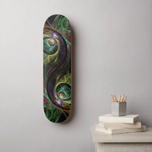 Eye to Eye Abstract Art Skateboard