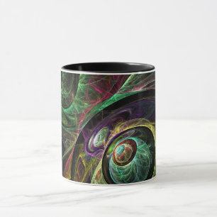 Eye to Eye Abstract Coffee Mug