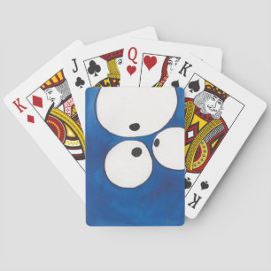 Eye to Eye to Eye, Blue,  Playing Cards