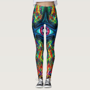 Eye Twisted and Trippy Painting Leggings