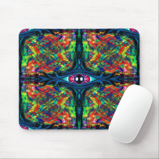 Eye Twisted and Trippy Painting Mouse Pad