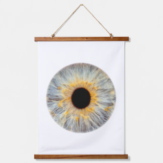 Eye Wood Topped Wall Tapestry