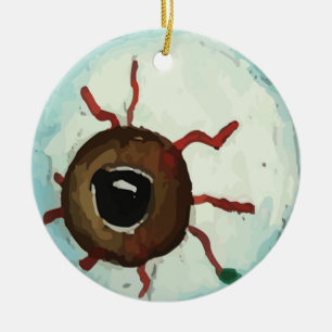Eyeball #2 ceramic ornament