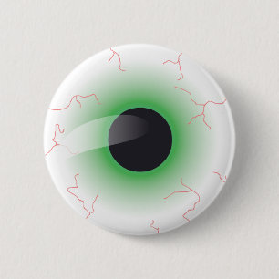 Eyeball 6 Cm Round Badge